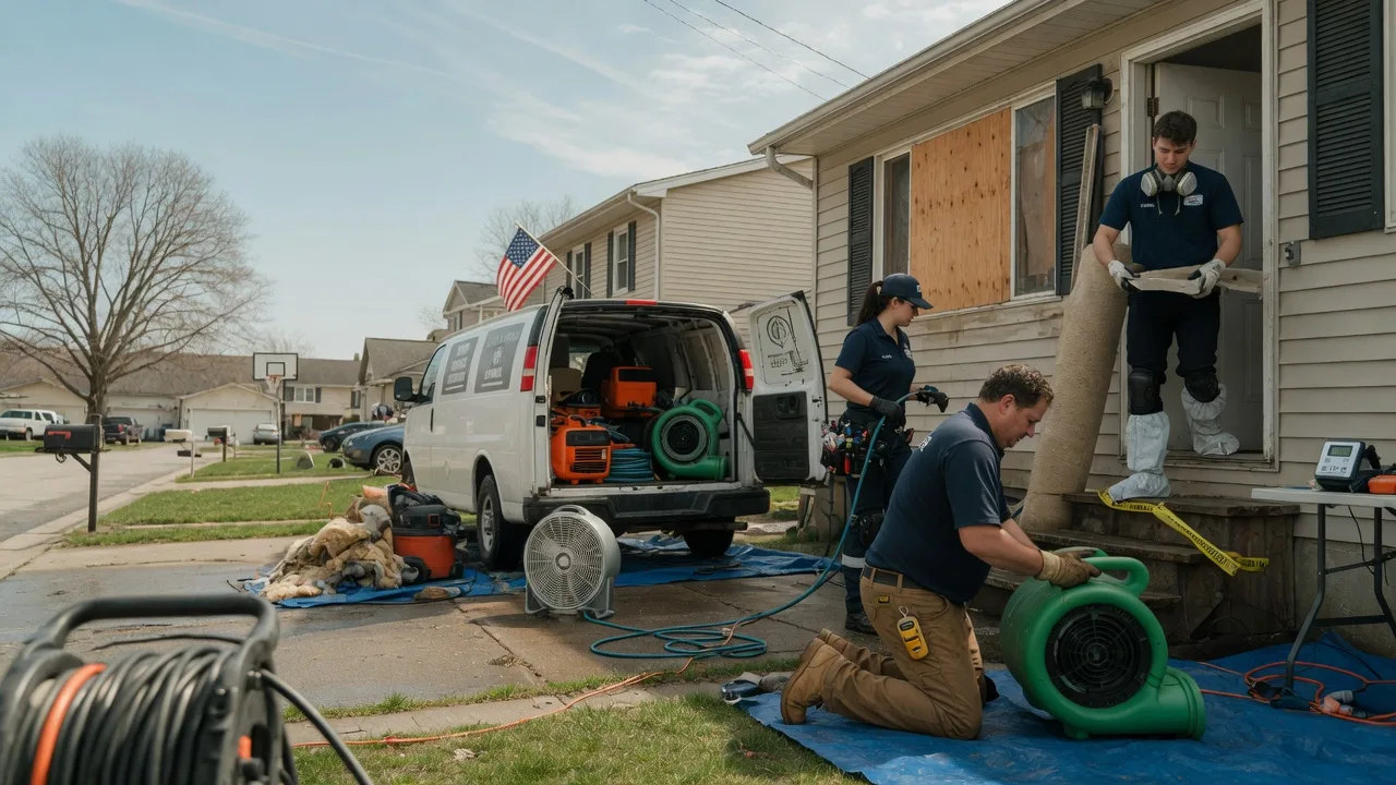Water Damage Restoration in Urbana, IN near me